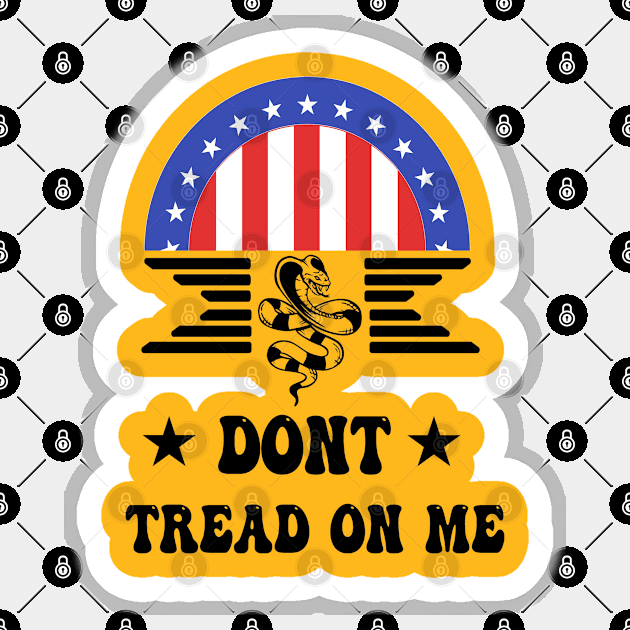 Dont Tread On Me Sticker by ArtfulDesign